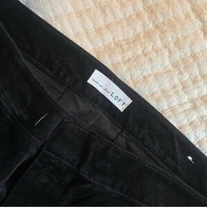 Loft velvet pants size 14